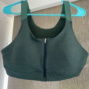 Outdoor Voices Zip Front Sports Bra